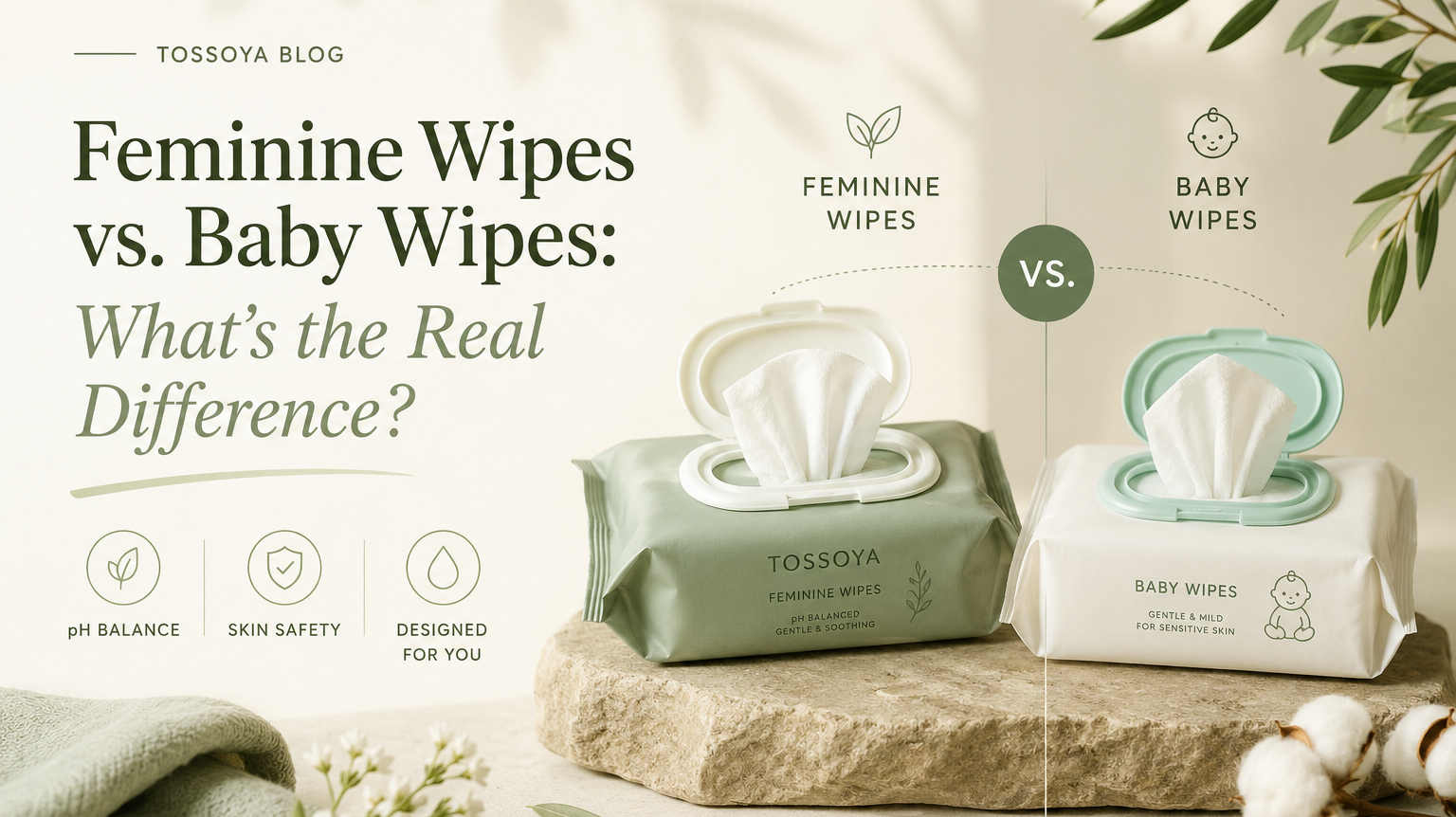 Feminine Wipes vs. Baby Wipes: What's the Real Difference?