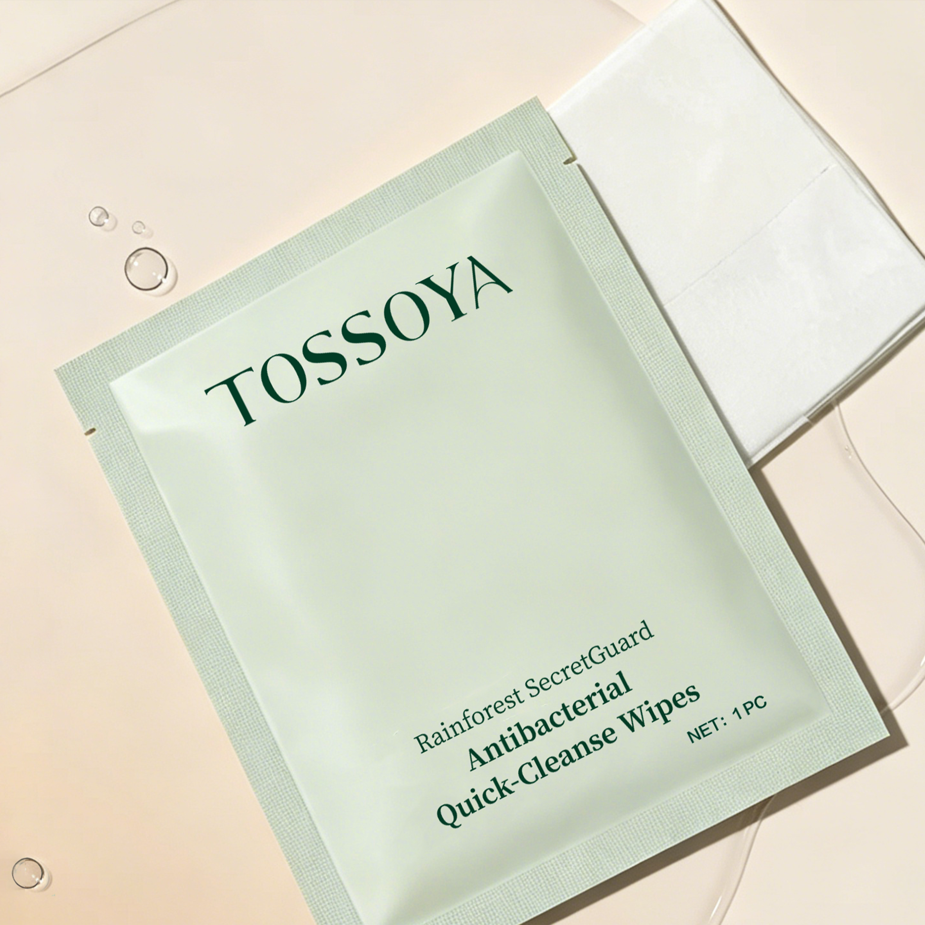 Travel size intimate antibacterial cleansing wipes