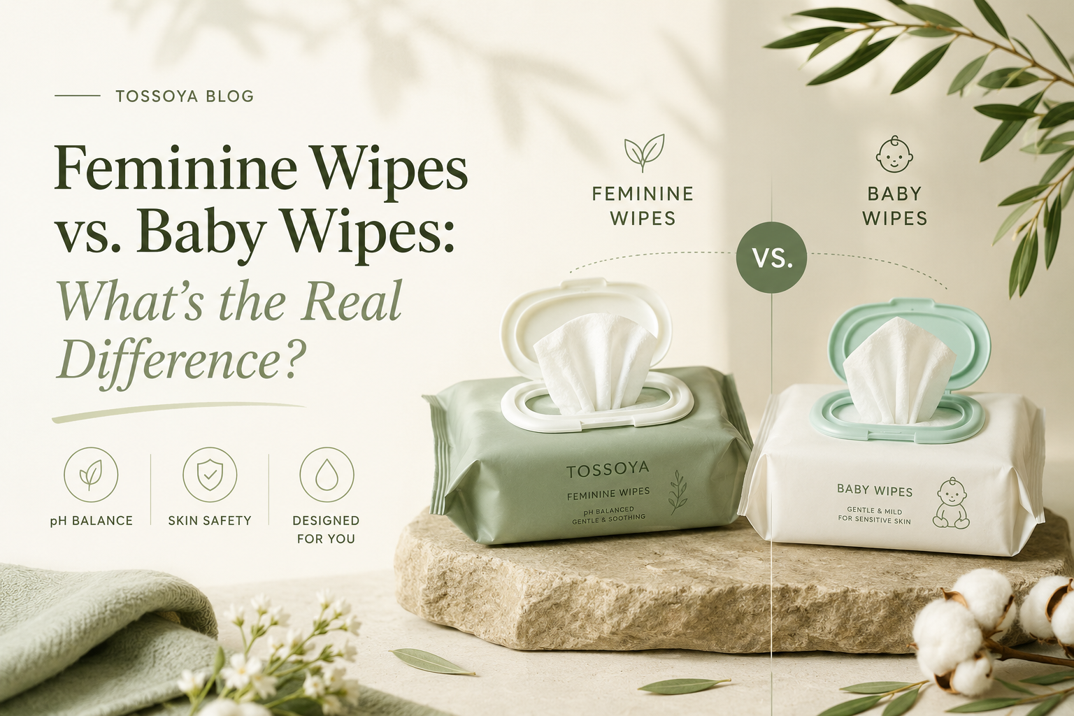 Feminine Wipes vs. Baby Wipes: What's the Real Difference?