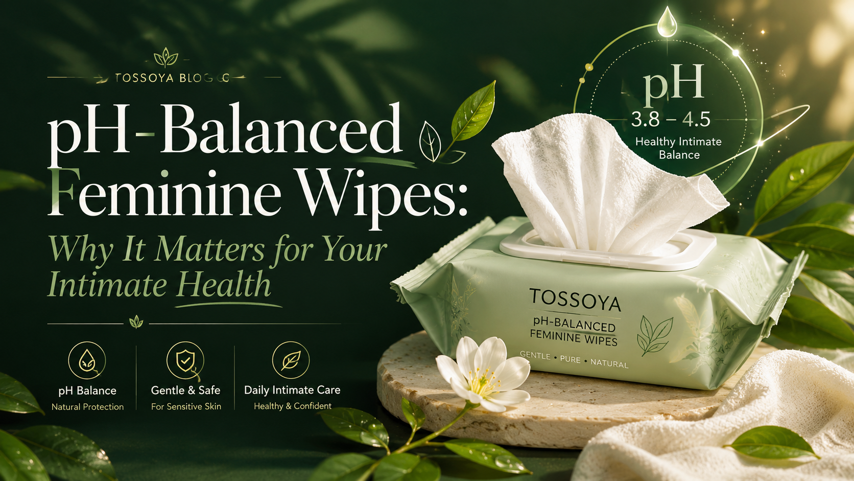 pH-Balanced Feminine Wipes: Why It Matters for Your Intimate Health | TOSSOYA