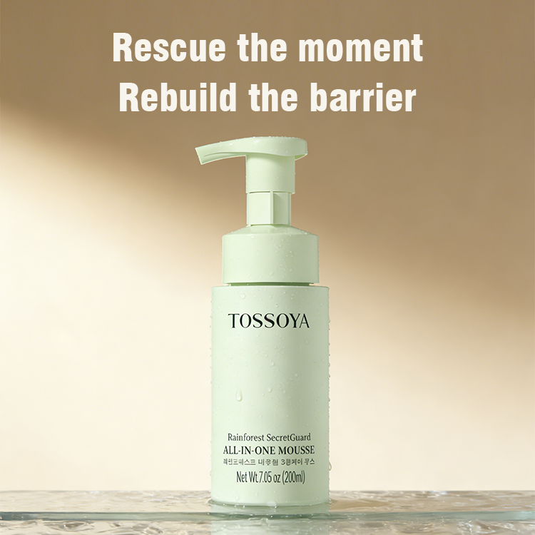 Tossoya™ Probiotic pH-Balanced Intimate Mousse bottle for gentle cleansing and soothing care