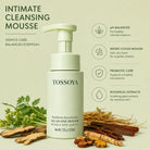 Soft foam intimate wash for sensitive skin