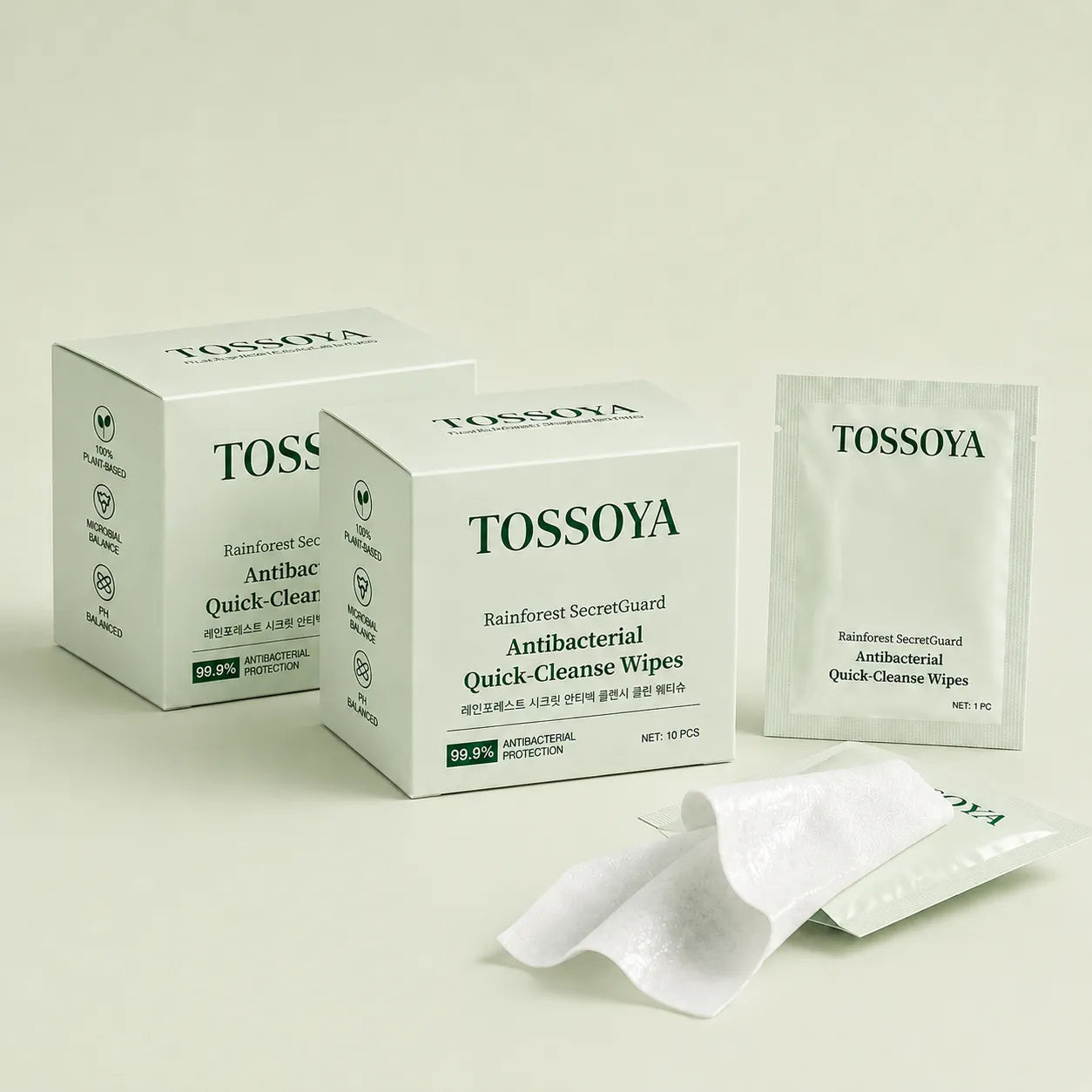 Ultra gentle antibacterial wipes for intimate care